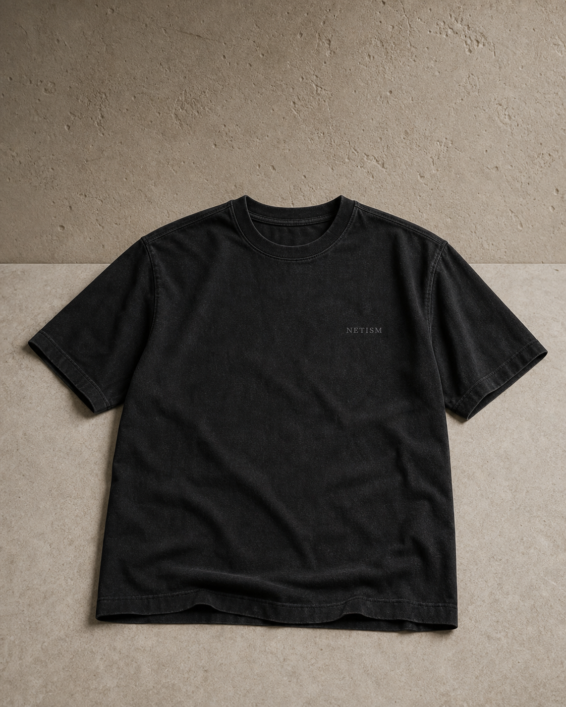 Netism Practice Shirt — Washed Black
